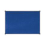 Bi-Office Maya Felt Noticeboard 2400x1200mm Blue 9200023
