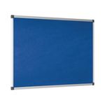 Bi-Office Maya Felt Noticeboard 2400x1200mm Blue 9200023