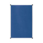 Bi-Office Maya Felt Noticeboard 2400x1200mm Blue 9200023