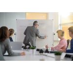 Bi-Office Revolving Whiteboard Lacquered Steel Surface 150x120cm QR0403