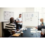 Bi-Office Revolver Plus Whiteboard Lacquered Steel Surface 120x120cm QR3303