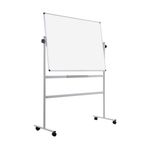 Bi-Office Revolving Whiteboard Lacquered Steel Surface 120x90cm QR0203