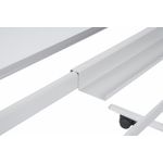 Bi-Office Revolving Whiteboard Lacquered Steel Surface 120x120cm QR0303