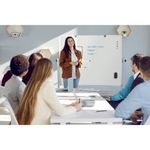 Bi-Office Evolution Mobile Board Lacquered Steel Surface 120x90cm QR5203GR