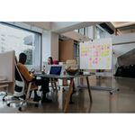 Bi-Office Evolution Mobile Board Lacquered Steel Surface 120x90cm QR5203GR