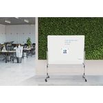 Earth Mobile Revolving Enamel Whiteboard 120x90cm RQR0224