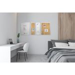 Bi-Office Positive Flow Metallic Silver Message Boards (Pack of 4) SOR-035