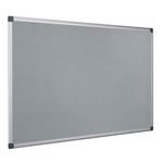 Bi-Office Maya Fire Retardant Noticeboard Grey Aluminium Frame 180x120cm SA2702170