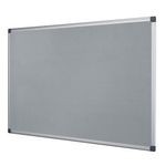 Bi-Office Maya Fire Retardant Noticeboard Grey Aluminium Frame 180x120cm SA2702170