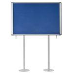 Bi-Office Mastervision Out Display Blue Sunken Post Top Hinged 15xA4 OMS380207760