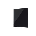 Bi-Office Glass Magnetic Board Black Surface Frameless 48x48cm GL150201