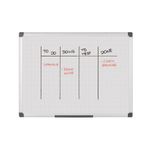 Bi-Office Maya Magnetic Whiteboard Gridded 1500x1200mm MA1247170