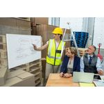 Bi-Office Anti-Microbial Maya Whiteboard 900x600mm BMA0307226