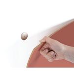 Bi-Office Loop Magnetic Lacquered Steel Surface Frameless board 1800x1000mm Terracotta WRL01880101