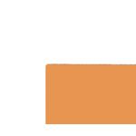 Bi-Office Loop Magnetic Lacquered Steel Surface Frameless board 1800x1000mm Tangerine WRL01890101