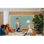 Bi-Office Loop Magnetic Lacquered Steel Surface Frameless board 1800x1000mm Olive Tree WRL01930101