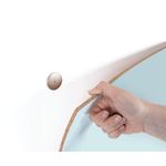 Bi-Office Loop Magnetic Lacquered Steel Surface Frameless board 1800x1000mm Sky WRL01940101