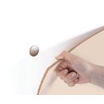 Bi-Office Loop Magnetic Lacquered Steel Surface Frameless board 2400x1000mm Desert WRL02870101