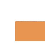 Bi-Office Loop Magnetic Lacquered Steel Surface Frameless board 2400x1000mm Tangerine WRL02890101