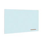 Bi-Office Loop Magnetic Lacquered Steel Surface Frameless board 2400x1000mm Sky WRL02940101