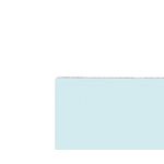 Bi-Office Loop Magnetic Lacquered Steel Surface Frameless board 2400x1000mm Sky WRL02940101