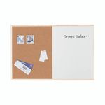 Bi-Office Cork and Drywipe Combination Board 600x400mm MX03001010