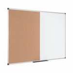 Bi-Office Maya Combination Board Cork/Drywipe Surface 120x90cm XA0502170