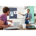 Bi-Office Maya Combination Board Blue Felt/Magnetic Surface 180x120cm XA2722170