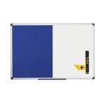 Bi-Office Maya Combination Board Blue Felt/Magnetic Surface 180x120cm XA2722170