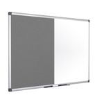 Bi-Office Maya Combination Board Grey Felt/Magnetic Surface 120x90cm XA0528170