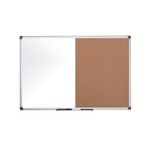 Bi-Office Maya Combination Board Cork/Drywipe Surface 80x60cm XA1302170