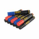 Bi-Office Drywipe Marker Assorted Colours (Pack of 12) PE4204