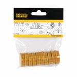 Bi-Office Round Magnets 30mm Yellow Pack of 10 IM130209