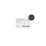 Bi-Office Round Magnets 35mm Black Pack of 10 IM172609