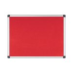 Bi-Office New Generation A9 Felt Noticeboard 60x45cm Red FA0246170
