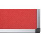 Bi-Office New Generation A9 Felt Noticeboard 60x45cm Red FA0246170