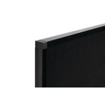 Bi-Office New Generation A9 Felt Board Black Surface Black Frame 105x75cm FA65098315
