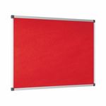 Bi-Office New Generation A9 Felt Noticeboard 240x120cm Red FA2146170