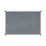 Bi-Office Maya Felt Noticeboard 1800x1200mm Grey FA2742170