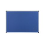 Bi-Office New Generation A9 Felt Noticeboard 60x45cm Blue FA0243170