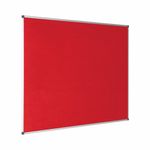 Bi-Office New Generation A9 Felt Noticeboard 150x120cm Red FA1246170