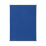 Earth Maya Felt Noticeboard 90x60cm Blue Aluminium Frame FA0343790