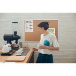 Bi-Office Maya Antimicrobial Cork Board Aluminium Frame 120x90cm BCA051226