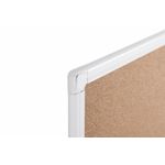 Bi-Office Maya Antimicrobial Cork Board Aluminium Frame 90x60cm BCA031226