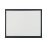 Bi-Office Black Frame Drywipe Board 600x450mm MB0400169