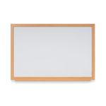 Earth Prime Non-Magnetic Whiteboard 120x90cm Oak MDF Frame MB14002318