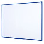Bi-Office Maya Drywipe Gridded Whiteboard Blue Frame 900x90x60cm MB0721196