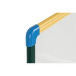 Bi-Office Schoolmate Laptop Non-Magnetic Double Plain/Grid Plastic Trim A4 (Pack of 10) MB8039866