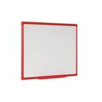 Bi-Office Maya Drywipe Gridded Whiteboard Red Frame 240x120cm MB8621206