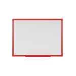 Bi-Office Maya Drywipe Gridded Whiteboard Red Frame 240x120cm MB8621206